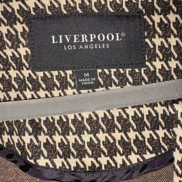 Liverpool Houndstooth Blazer - Black and Tan - Picture 4 of 4